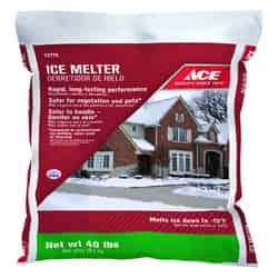 Ace Ace Brand Magnesium Chloride, Sodium Chloride and MG-104 Granule Ice Melt 40 lb