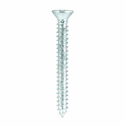 HILLMAN 1-1/2 in. L x 8 Phillips Zinc-Plated Steel Flat Head 100 per box Sheet Metal Screws