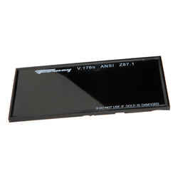 Forney 2 in. H x 4.3 in. W Glass/Plastic Welding Lens 9 Shade Number 0.05 lb. Black 1 pc. Fixed