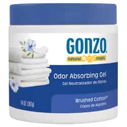 Gonzo Natural Magic Brushed Cotton Scent Odor Absorber 14 oz Gel