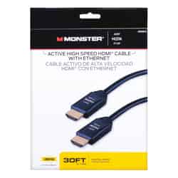 Monster Cable Just Hook It Up 30 ft. L High Speed Cable with Ethernet HDMI