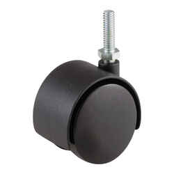 Shepherd 2 in. Dia. Swivel Nylon Twin Caster 75 lb.