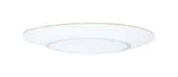 Halo Matte White 6 in. W Glass LED Shower Lens/Trim