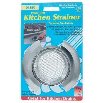 Whedon 4-1/2 in. Dia. Chrome Sink Strainer