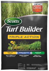 Scotts Turf Builder Triple Action Weed & Feed 16-0-1 Lawn Food 10000 square foot For Multiple Grasse