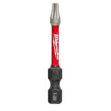 Milwaukee SHOCKWAVE 2 in. L x T20 Torx Screwdriver Bit 1/4 in. Quick-Change Hex Shank 1 pc. S