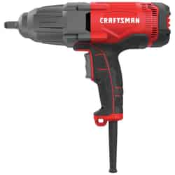 Craftsman 1/2 in. Square Corded Impact Wrench Kit 7.5 amps 2700 ipm 450 ft./lbs. Red