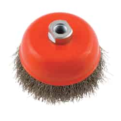 Forney 5/8 in. x 5 in. Dia. Crimped Steel Cup Brush 1 pc.