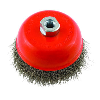 Forney 5/8 in. x 5 in. Dia. Crimped Steel Cup Brush 1 pc.