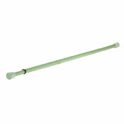 Kenney Enamel White Tension Rod 28 in. L