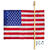 Valley Forge American Flag Set 2.5 ft. H X 4 ft. W