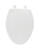 Mayfair Elongated White Plastic Toilet Seat