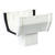 Genova Raingo DuraSpout 2 inch H X 3 inch W X 6 inch L White Vinyl A Gutter Drop Outlet