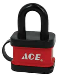 Ace 1-5/8 in. H x 1-3/4 in. W x 1-1/8 in. L Steel Double Locking Padlock 3 pk Keyed Alike