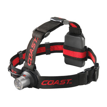 Coast HL4 145 lumens Black LED Head Lamp AAA