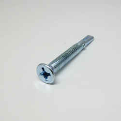 Ace 12-24 Sizes x 2 in. L Flat Head Zinc Self-Drilling Screws w/Wings 1 lb. Zinc-Plated Phillip