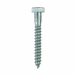 HILLMAN 1/4 in. x 2 in. L Hot Dipped Galvanized Hex Lag Screw 100 pk Steel