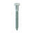 HILLMAN 1/4 in. x 2 in. L Hot Dipped Galvanized Hex Lag Screw 100 pk Steel