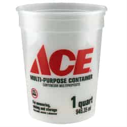 Ace Clear 1 qt. Plastic Bucket