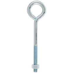 Hampton 1/2 in. x 8 in. L Zinc-Plated Steel Eyebolt Nut Included