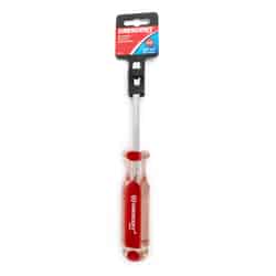 Crescent 4 in. Slotted 1/4 in. Screwdriver Metal Red 1 pc.
