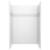 Delta UPstile 73-5/8 in. H x 47-7/8 in. W x 34 in. L White Bath and Shower Surround Acrylic Rev