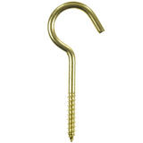 Ace Small Polished Brass Green Brass Ceiling Hook 40 lb. 2 pk 3.375 in. L