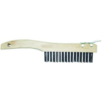 Allway 1-1/16 in. W X 10.75 in. L Carbon Steel Wire Brush with Scraper