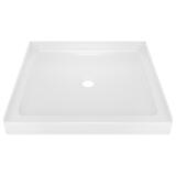 Delta Bathing System Classic 3.5 in. H x 36 in. W x 36 in. L White Acrylic Center Drain Square