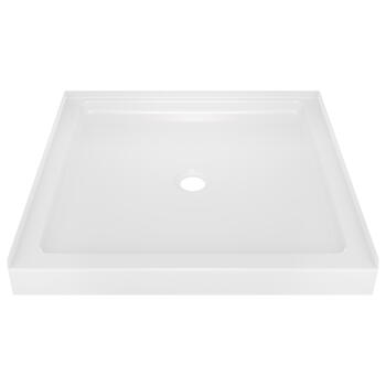 Delta Bathing System Classic 3.5 in. H x 36 in. W x 36 in. L White Acrylic Center Drain Square