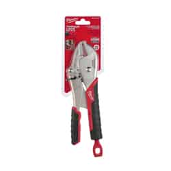 Milwaukee Torque Lock Forged Alloy Steel 10 in. Straight Jaw Locking Pliers 1 pk Silver