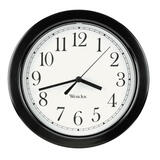 Westclox 8-1/2 in. L x 8-1/2 in. W Analog Wall Clock Indoor Black/White Plastic