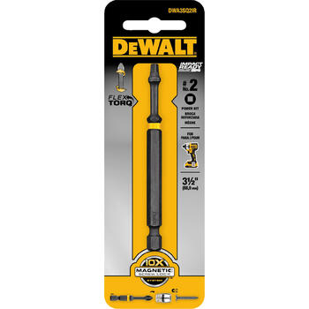 DeWalt Impact Ready Square 3-1/2 in. L x #2 in. 1/4 in. 1 pc. Screwdriver Bit