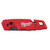 Milwaukee Fastback 6-3/4 in. Press and Flip Utility Knife Red 1 pc