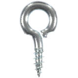 Ace 3/32 in. Dia. x 5/8 in. L Zinc-Plated Steel Screw Eye 20 lb. capacity 14 pk