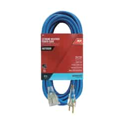 Ace Outdoor 50 ft. L Extension Cord 14/3 SJOW Blue