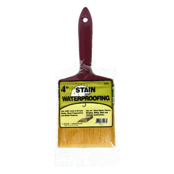 Linzer 4 in. W Flat Contractor Paint Brush