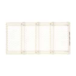 North States Ivory 31 in. H x 22-62 in. W Plastic Child Safety Gate