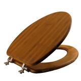 Mayfair Elongated Dark Bamboo Bamboo Toilet Seat