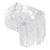 Prime-Line Plastic Coated Clear Small Mirror Holder Clip 20 lb 6 pk