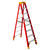 Werner 8 ft. H X 26.88 in. W Fiberglass Step Ladder Type IA 300 lb. cap.