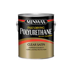 Minwax Satin Clear Oil-Based Fast-Drying Polyurethane 1 gal