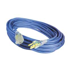 Ace Outdoor 50 ft. L Extension Cord 14/3 SJOW Blue