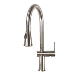 Franke Bern Pro Pull Down One Handle Stainless Steel Kitchen Faucet