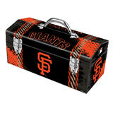 Windco 16.25 in. San Francisco Giants Steel 7.1 in. W x 7.75 in. H Black/Orange Art Deco Tool Bo