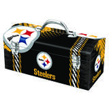 Windco 16.25 in. Steel Art Deco Tool Box 7.1 in. W x 7.75 in. H Pittsburgh Steelers