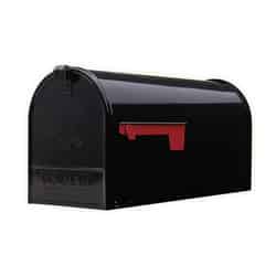 Gibraltar Mailboxes Elite Galvanized Steel Post Mounted Mailbox 22-1/4 in. L x 10-1/2 in. H x 2