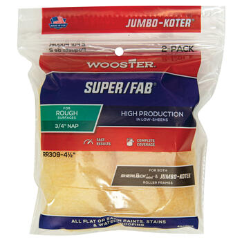 Wooster Super/Fab Knit 6-1/2 in. W X 3/4 in. S Mini Paint Roller Cover 2 pk