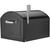 Architectural Mailboxes Centennial Galvanized Steel Post Mount Black Mailbox