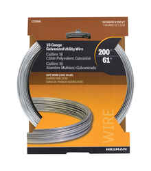 HILLMAN 0.061 - 0.065 in. Dia. x 200 ft. L Galvanized Steel 16 Ga. Wire